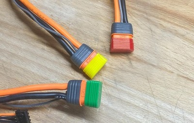 RC Battery Charge Indicator Caps   EC-3, iC3, 9pc Multi-Color, Made in the USA!
