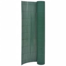WALPLUS Double-Sided Garden Fence 110x400 cm Green Strong Outdoor Panel