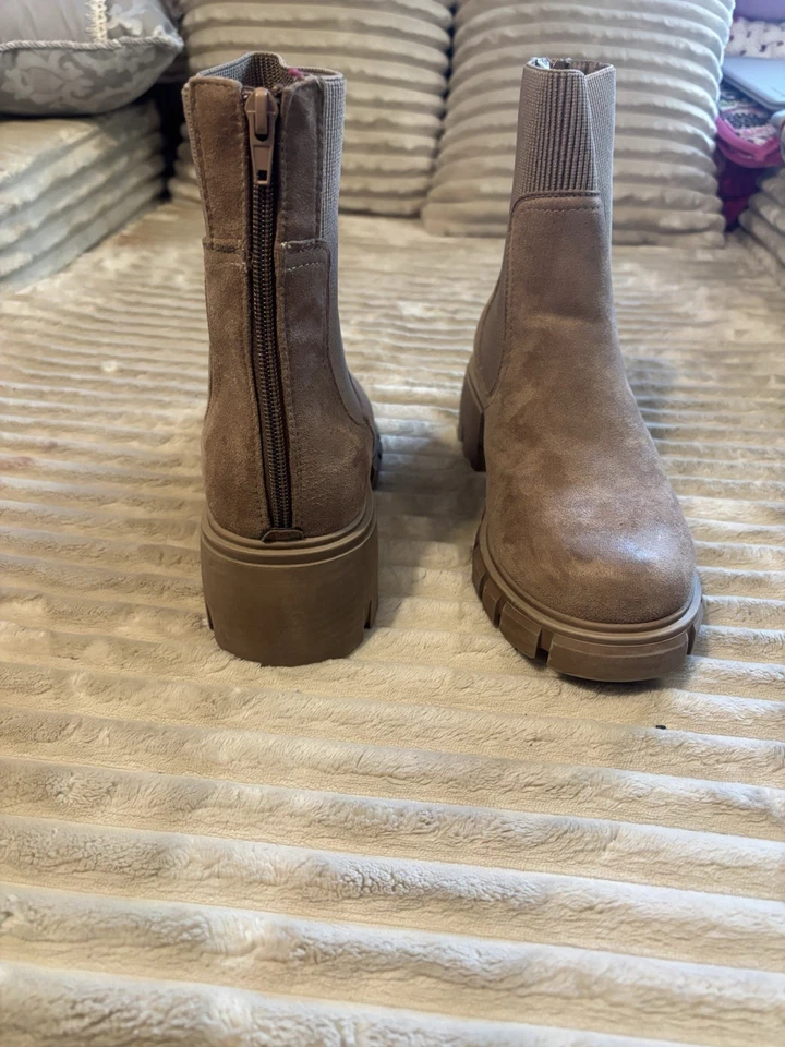 Botas Chelsea Pierre Dumas Mujer Marrón Gamuza Talla 10 Foto 3 de 4