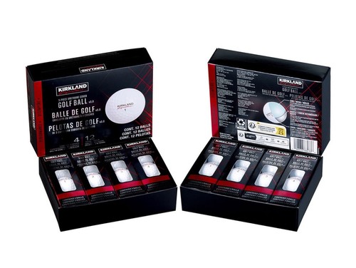 Kirkland Signature 3 Stück Urethan Abdeckung Weiß Golfbälle - 24er Pack Neu - Bild 2 von 6