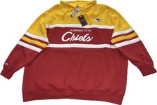 Kansas City Chiefs Mitchell And Ness Hoodie Sweatshirt Men  s 5XLB New