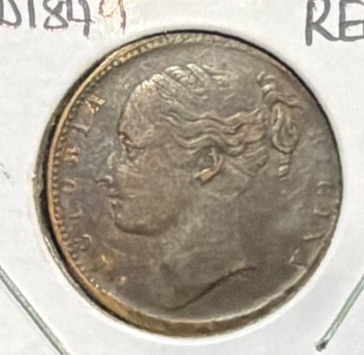 1849 UNITED KINGDOM-Gaming Token VICTORIA REGINA - DOUBLE HEADED EAGLE