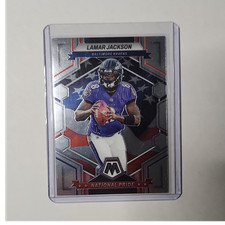 Panini 2023 Mosaic National Pride Lamar Jackson Baltimore Ravens #260 Football