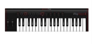 IK Multimedia iRig Keys 2 portable keyboard MIDI controller & iRig Stream Bundle