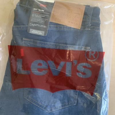 Levis 511 Slim Stretch Herren Jeans W36 L32 Dark blue