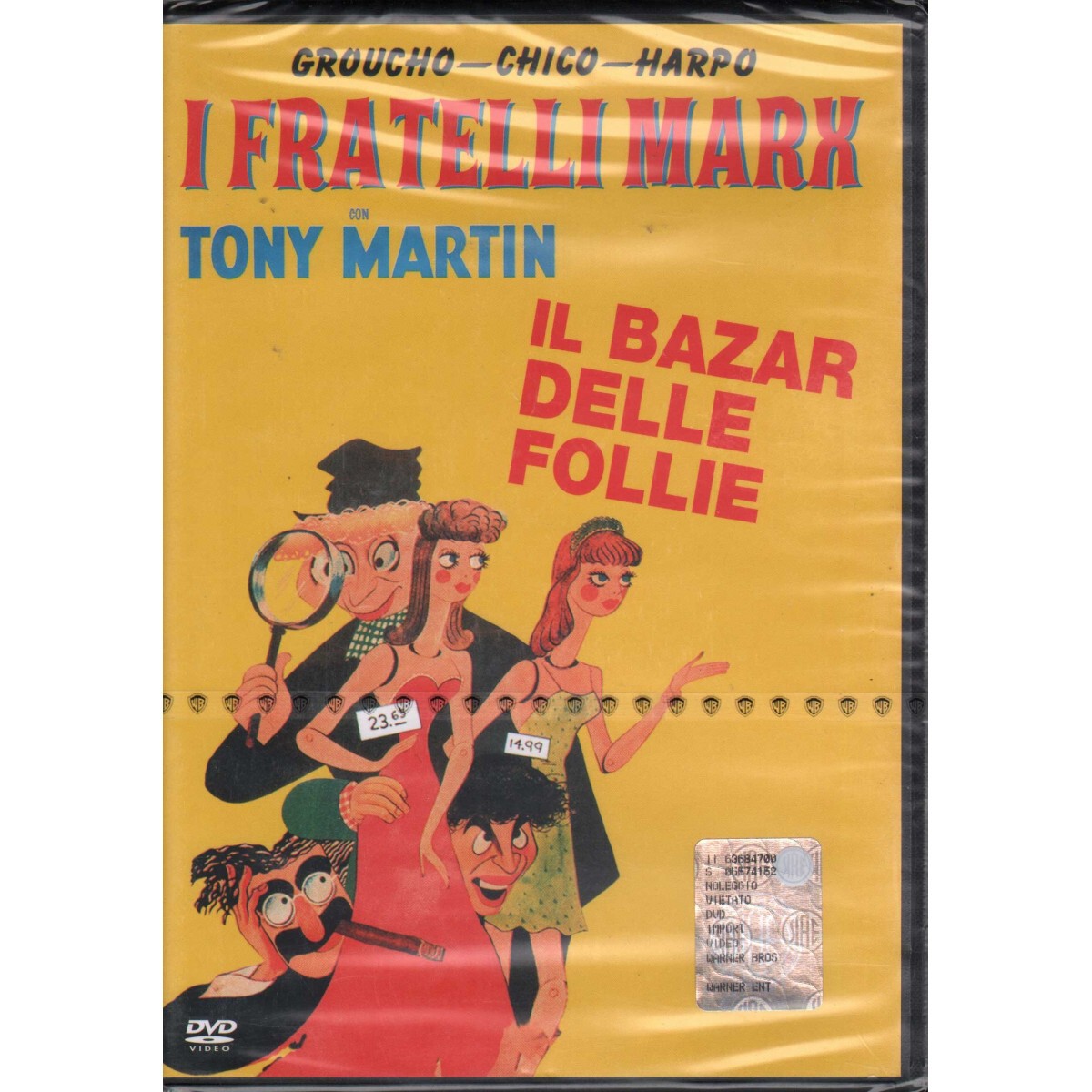 The Bazaar Of Madness DVD Marx Brothers / Warner Home Sealed 7321958651346