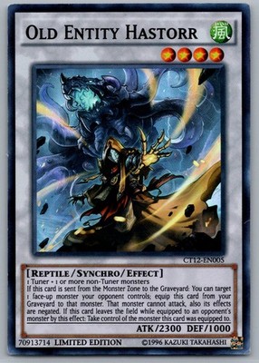 Old Entity Hastorr Super Rare 2015 Mega-Tins CT12-EN005 LP-NM YuGiOh Card