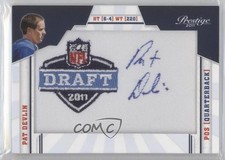 2011 Panini Prestige NFL Class Draft Logo Signatures Pat Devlin Patch Auto 0f8