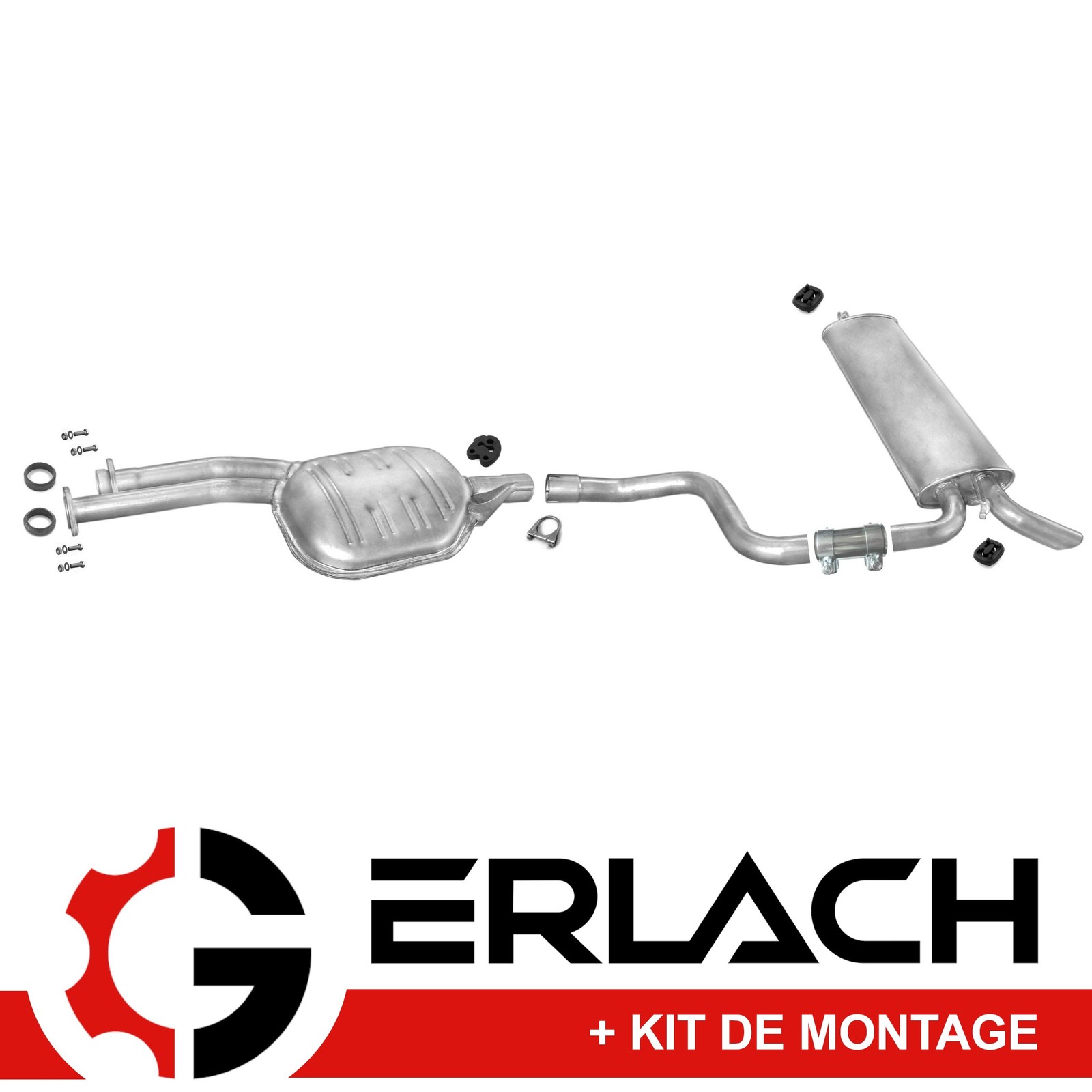 Silencieux echappement Mercedes 124 T-Model pot arriere pour break essence et diesel