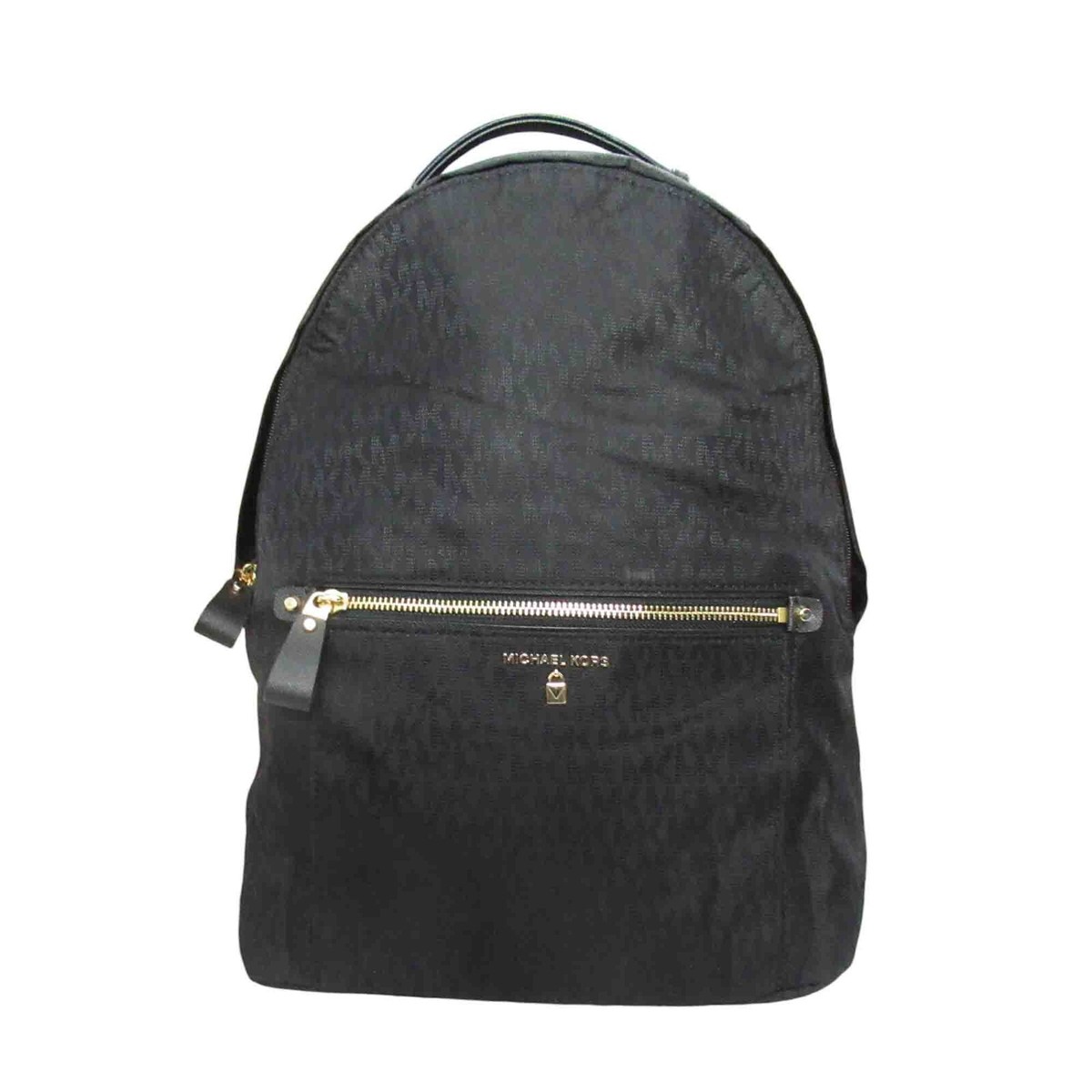 MK nylon book bag purse Michael Kors Nylon and leather trim backpack - Purple  main image 4