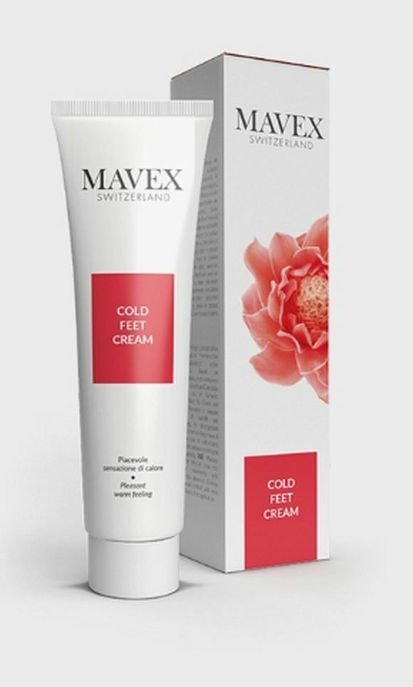 MAVEX COLD FEET CREAM 100ml PIEDI FREDDI, effetto riscaldante e rivitalizzante