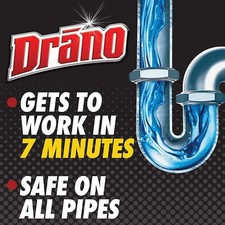 Drano Max Gel Drain Clog Remover, 32 oz - Unclogs Showers and Sinks.