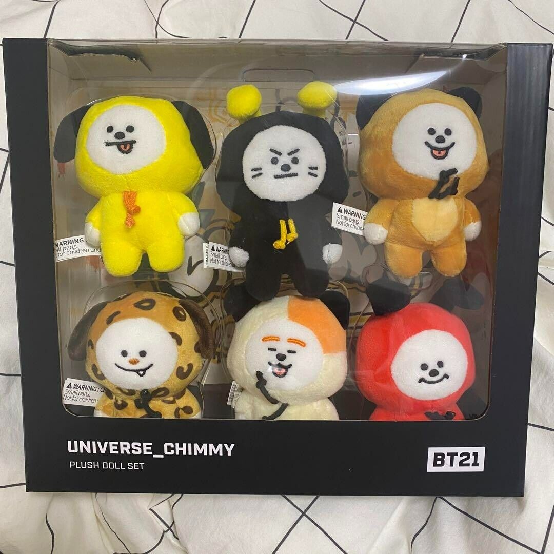 NEW BTS BT21 UNIVERSE PLUSH DOLL Set chimmy stuffed toy NEW BTS BT21 UNIVERSE PLUSH DOLL Set chimmy stuffed toy