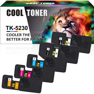 1-5 XXL Toner für Kyocera TK-5230 Ecosys M5521cdw M5521cdn P5021cdw P5021cdn