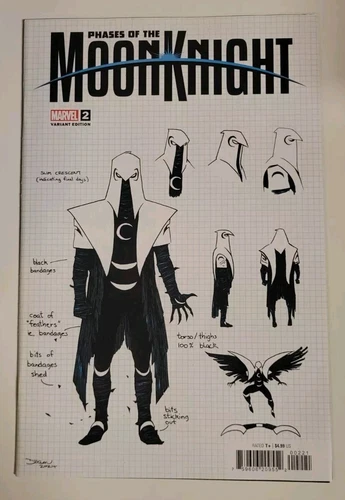 PHASES OF THE MOON KNIGHT #2 11/2024 VF+ DECLAN SHALVEY VARIANT MARVEL COMICS