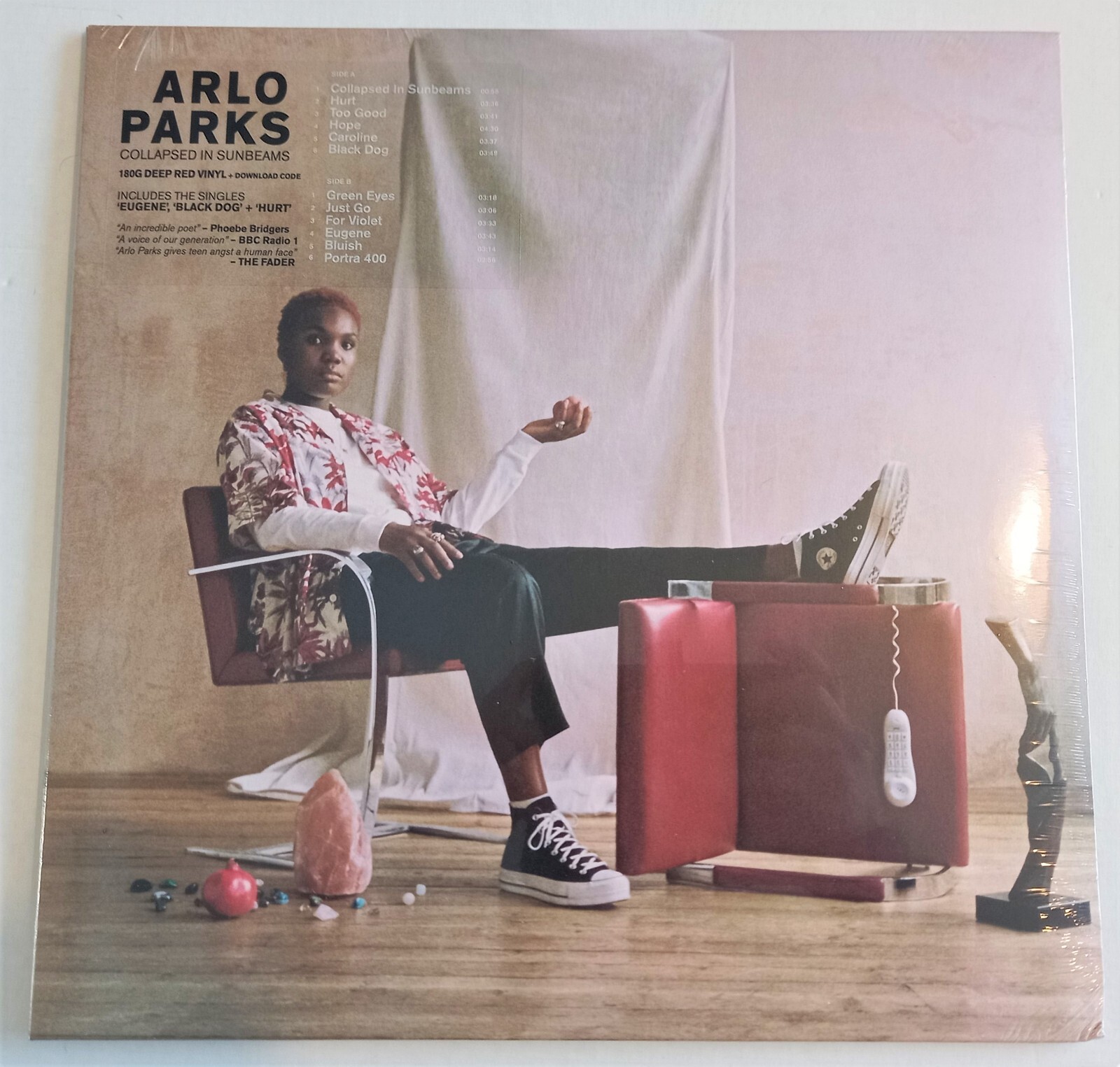 Arlo Parks - Collapsed In Sunbeams LP 2021 UK Ltd Ed Red TRANS509X Mint SEALED
