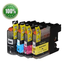 4pk New LC203XL LC-203 XL Ink Set  For Brother MFC-J460DW MFC-J480DW MFC-J485DW