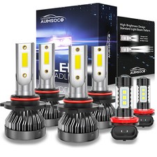 For Toyota Corolla 2009-2014 2015 2016 Led Headlight Hi Lo Fog Light Bulbs Kit
