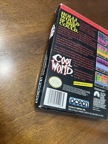 Cool World (Nintendo Entertainment System, 1993) NES Complete CIB! Very Rare! 🔥
