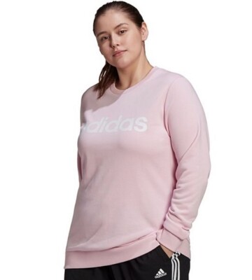 NWT Plus Size adidas Linear French Terry Sweatshirt - 2X, 3X