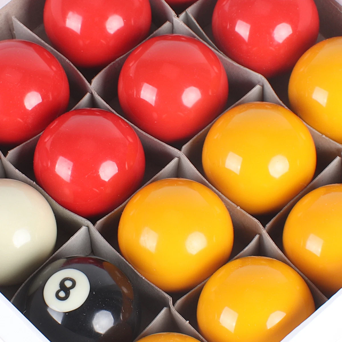 Pool Table Setup Red And Yellow Matttroy