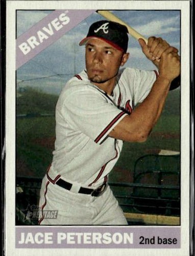 2015 Topps Heritage #675 Jace Peterson Gum Stained Backs - 第 1/2 張圖片