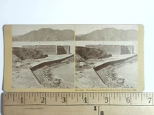 San Francisco California Fort Point Military Base Stereoview c1870 Y20614