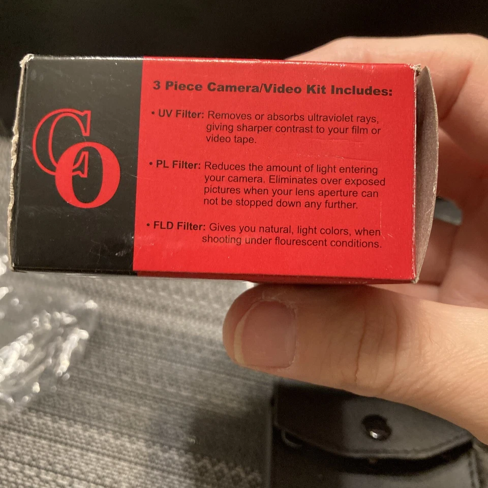 Crystal Optics Limited Edition 52mm Digital Camera /Video 3 Piece Filter Kit.VTG - Image 3 of 4