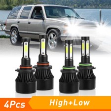 4x Led Headlights Bulbs For Chevy Ck Pickup Silverado Suburban Tahoe 1994-1998