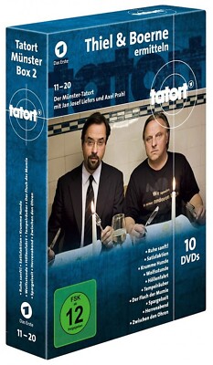 TATORT MÜNSTER Box 2 ! 10-DVDs Thiel und Boerne ermitteln - Fall 11-20 ! NEU OVP