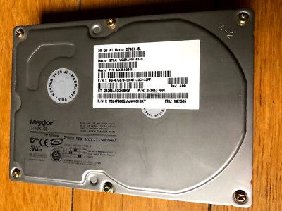 Vintage Maxtor D740X-6L 20GB IDE PATA Festplatte EIDE - Quantum Fireball Ära !