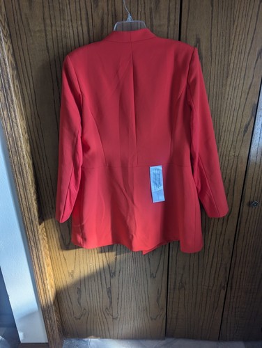 NWT $298 BCBG Maxazria Large Coral Blazer/Coat/Jacket - Picture 6 of 6