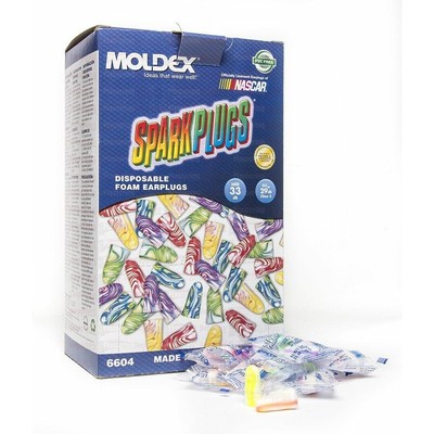 Moldex 6604 Sparkplugs Earplugs Uncorded, Box 200 Pairs 1 Count (Pack of 400)