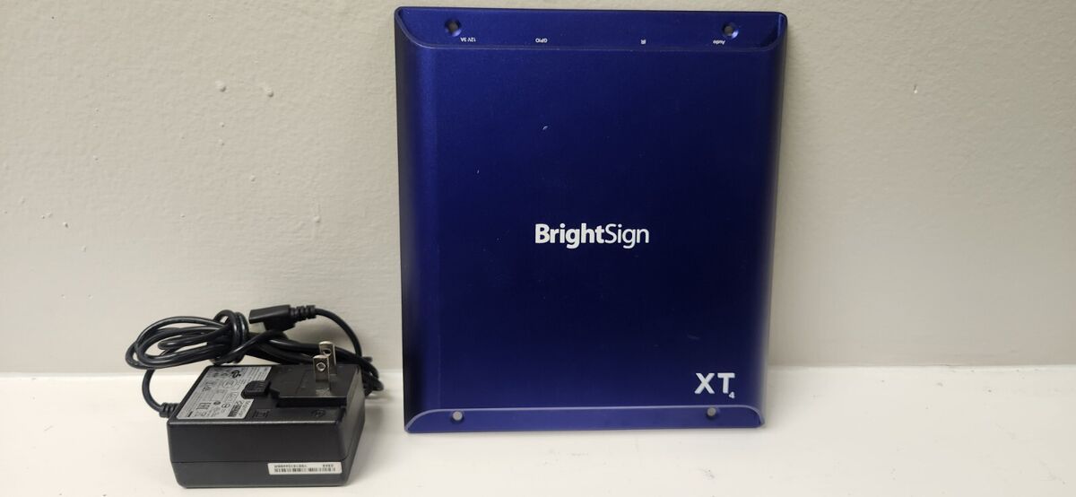 【美品】BrightSign XT244 デジタルサイネージプレーヤー XT4 BrightSign XT244 Media Player – Amped Digital
