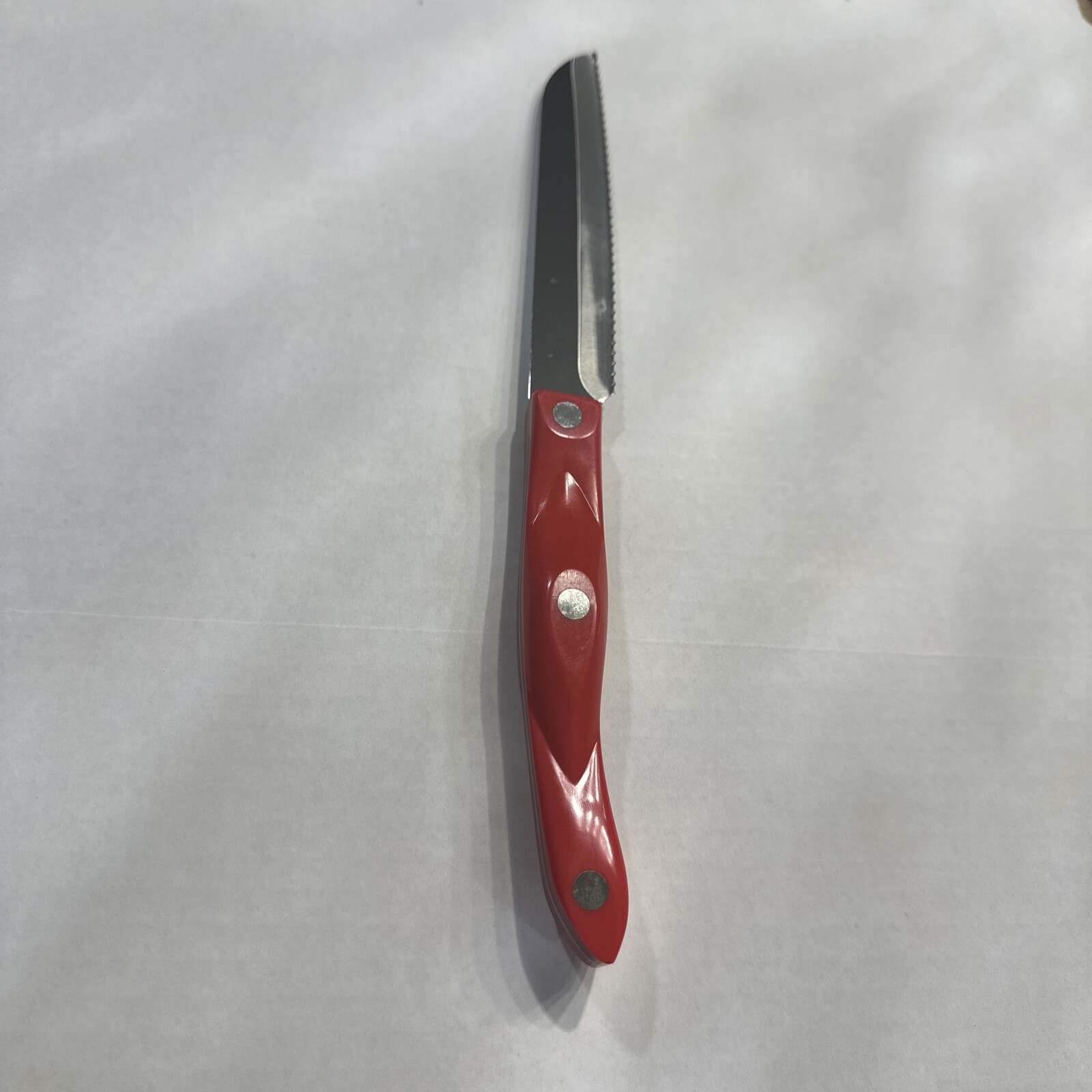 Red Handle Cutco Knife 3721 KL Santoku Style Trimmer (Engraved) eBay