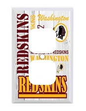 Washington Redskins Subway Art Standard Wall Outlet Cover NFL football mens