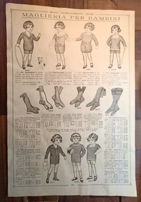Stricken Für Kinder + Colli Und Schals X Signora-Milano 1924 Katalog N.96