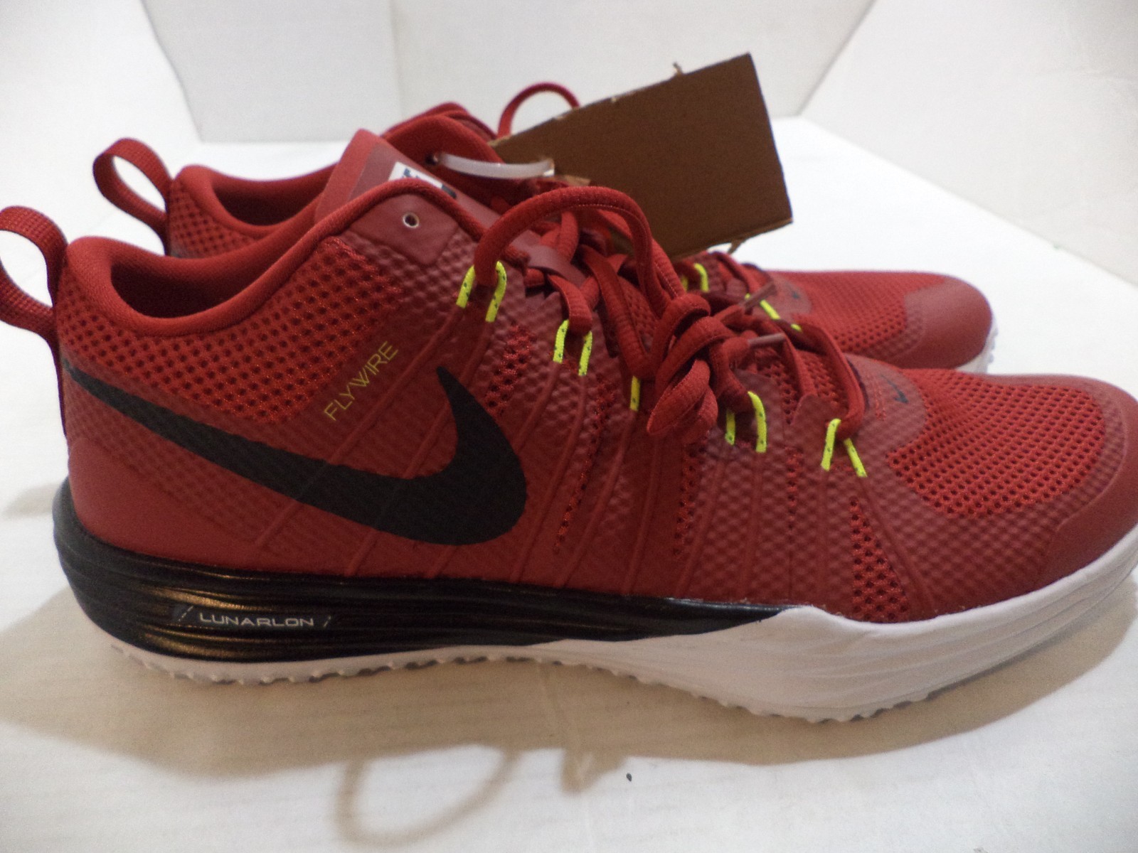 Nike Mens Lunar Trainer 1 Training Shoes Size 8 – 13 Colors Gym Red/Black/White/