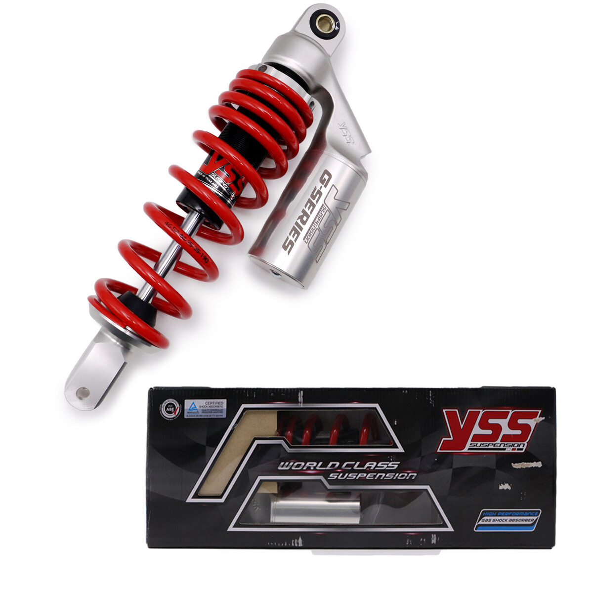 YSS Rear Gas Shock Absorber OC302-300T Yamaha Fino Mio / Honda