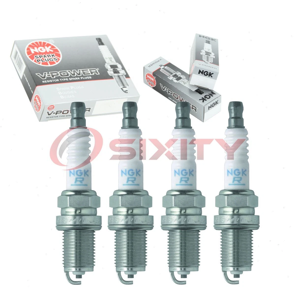 Juego De 6 Bobinas De Encendido Platinum Para Toyota Lexus Camry - Tipo Coil On Plug, Color Negro Mate