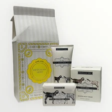 NEW Beekman PURE Goat Milk Hand Cream, Bar Soap, Body Cream Gift Set