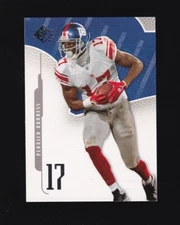 2008 SP Authentic Plaxico Burress #56 New York Giants