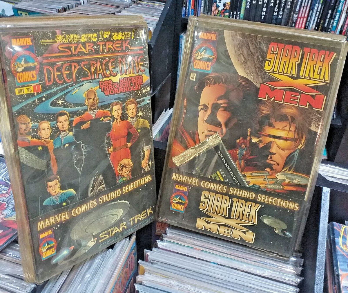 Star Trek & Star Trek/X-Men Collector Box Sets - Complete, Rare