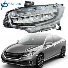 For Honda Civic 2016-17-2019 Full LED Chrome Headlight Assembly Left Driver Side