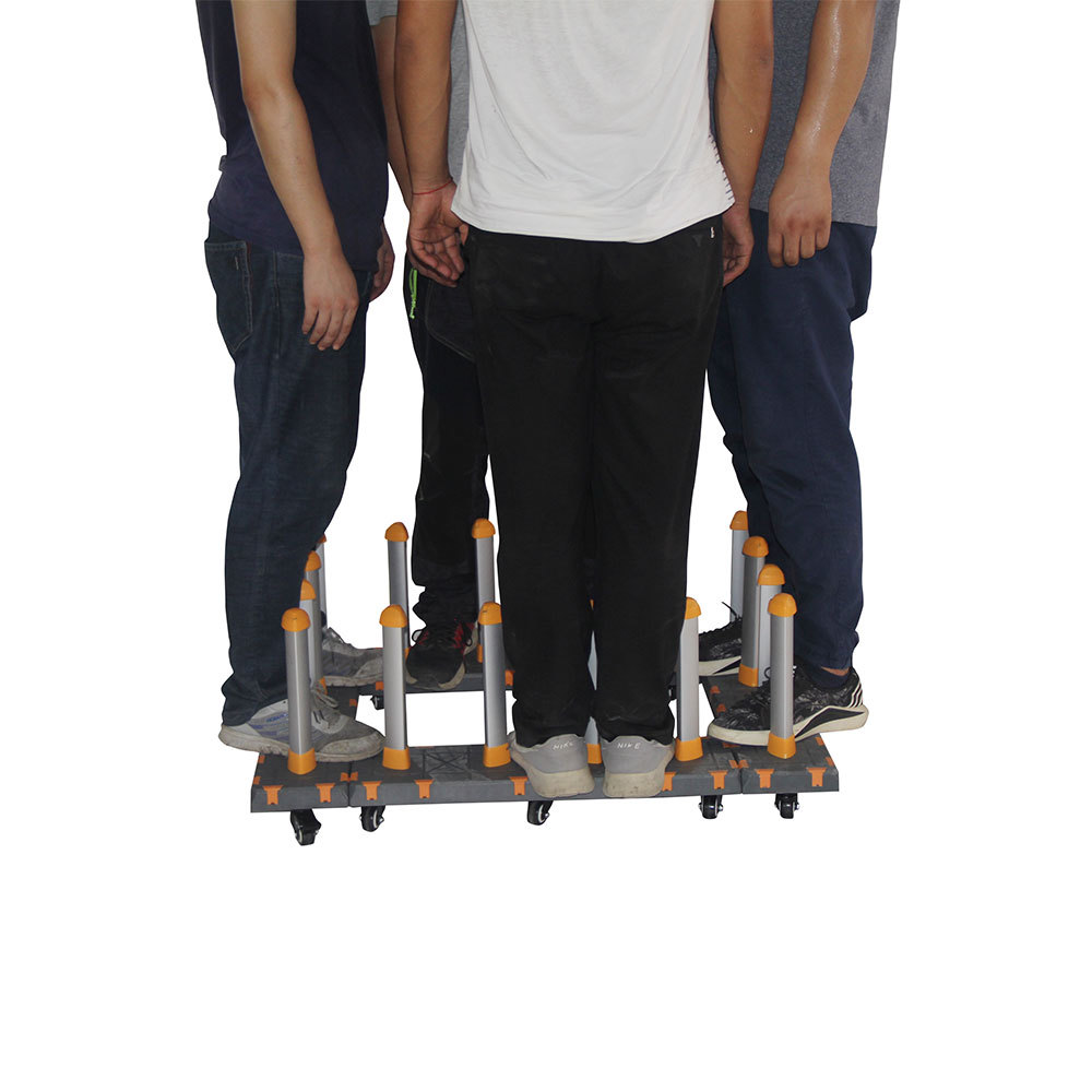 Rolling Floor Rack for Vinyl Media Roll Storage for 3 inches Core 16