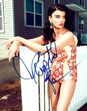 Crystal Renn Signed Autographed 8x10 Photo Hot Sexy Fashion Model COA VD