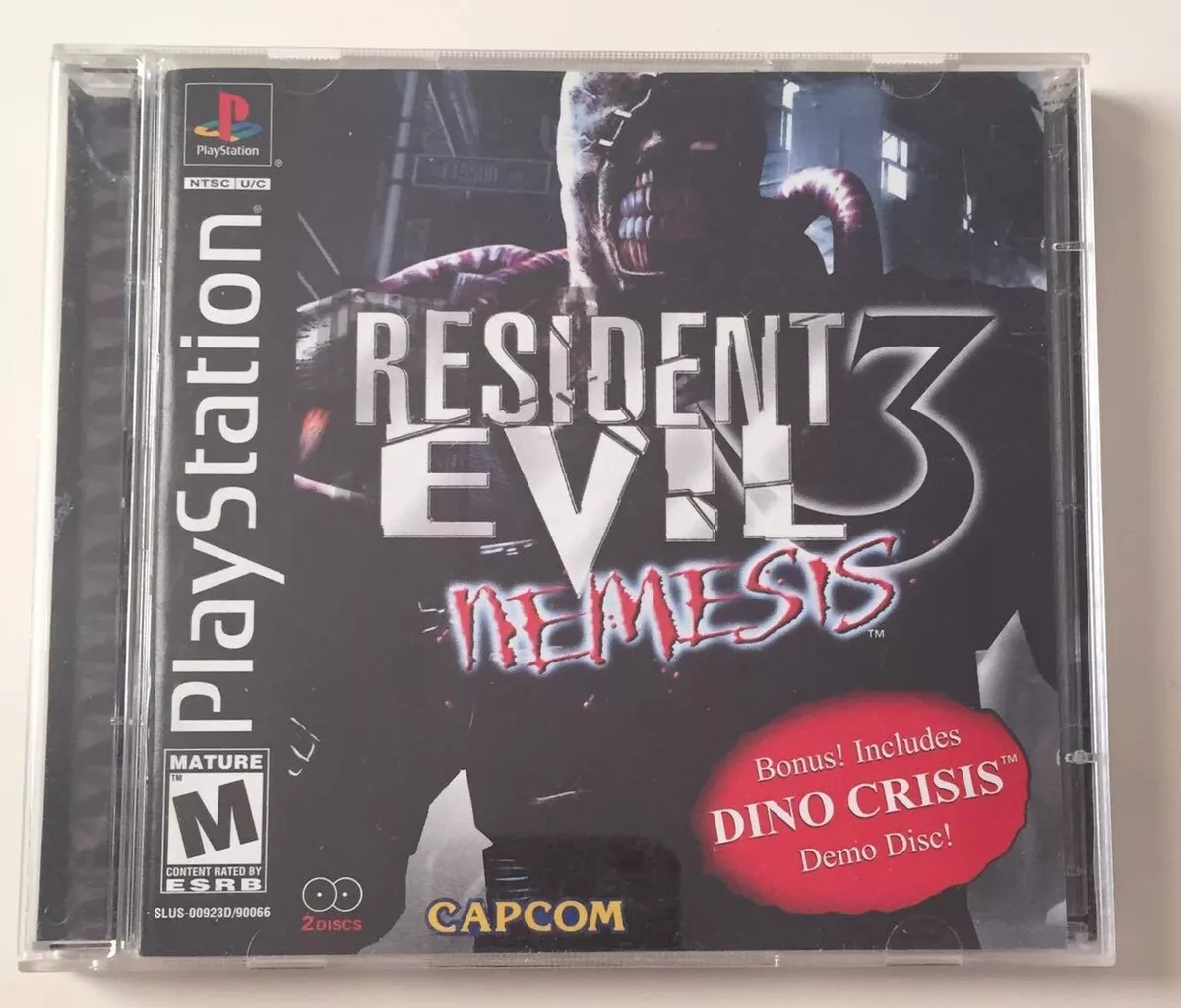 SONY PlayStation PS1 Dino Crisis Includes Resident Evil 3 Demo