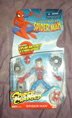 Spectacular SPIDER-MAN Animated HASBRO Peter Parker spider-charged neuf  scellé