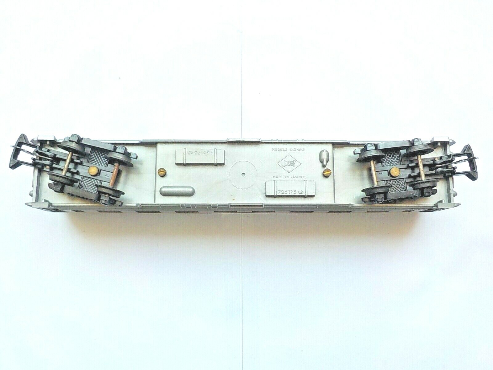 Voiture Voyageurs Jouef HJ4136-2 – Type DEV Inox A7Dtj Logo CENTRAL – HO – Neuve