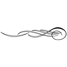 Pinstripe Decal Pair -many Sizes And Colors To Choose From- Free Us Shipping